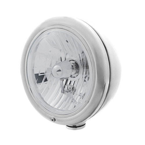 Stainless Steel Classic Headlight Crystal H4 Bulb Stainless Steel Classic Headlight Crystal H4 Bulb