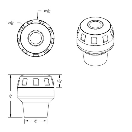Chrome Steering Wheel Hub & Horn Button Kit For 1989-2006 Freightliner Chrome Steering Wheel Hub & Horn Button Kit For 1989-2006 Freightliner