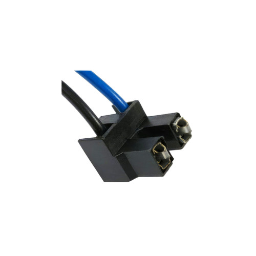 2-Wire Universal H7 Halogen Bulb Headlight Connector. Two Pins at 90° Angle 2-Wire Universal H7 Halogen Bulb Headlight Connector. Two Pins at 90° Angle