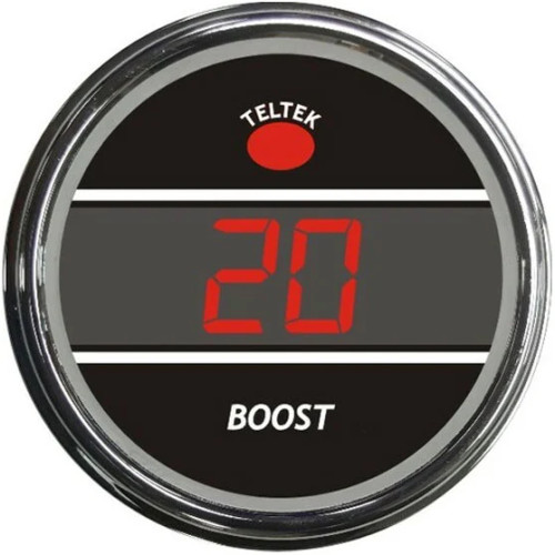 Smart Gauge Boost Red - Digital Turbo Boost Gauge for Semi Trucks