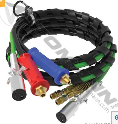 3-In-1 Airline Kit 15 Foot - Semi Truck Air Line Hose Assembly