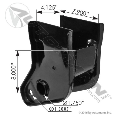 Chrome Front Hanger Hutch for Semi Truck Cab Organization