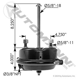 Type 30 Service Chamber - Heavy Duty Air Brake System Component