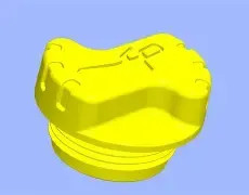 Chrome Oil Cap for Semi Trucks - Heavy Duty Engine Protection