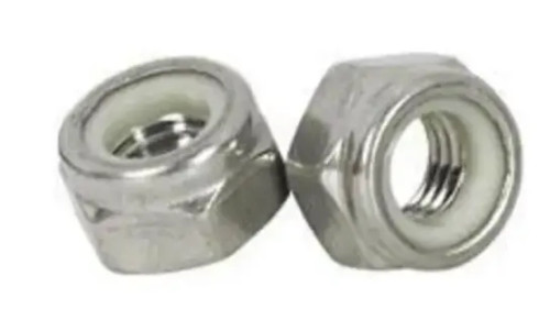 3/8"-16 Stainless Steel Nylon Lock Nut - Chrome Truck Parts