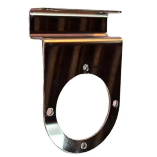 Universal Straight Frame Bracket for Watermelon Lights - Chrome