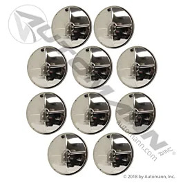 8.5" Stainless Steel Convex Mirrors for Semi Trucks - 10 Pack