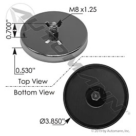 Heavy-Duty Magnetic Flag Holder for Semi Trucks & Big Rigs