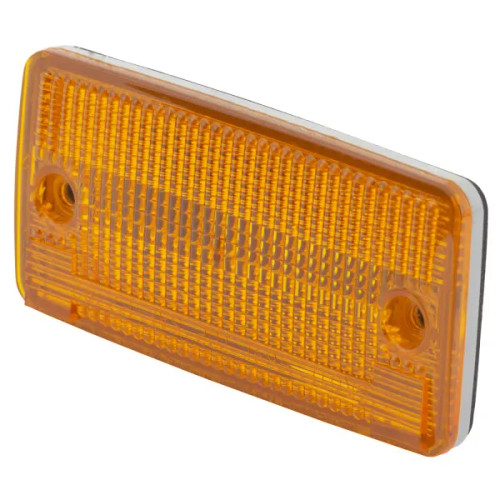 Chrome Cab Marker Lamp - Heavy Duty LED Clearance Light for Semi