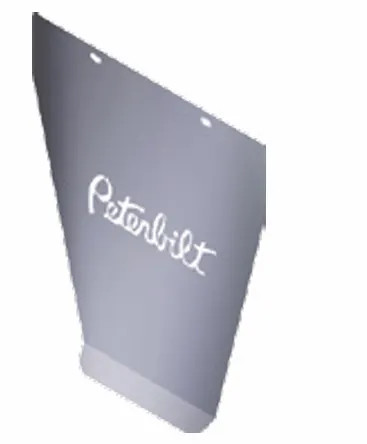 Anti-Sail Mud Flap Peterbilt Logo - All Models Heavy Duty