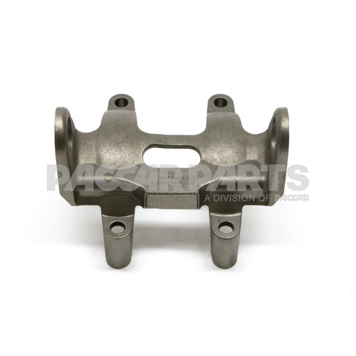 Exhaust Clamp Bracket Left Hand - Heavy Duty Chrome Semi Truck