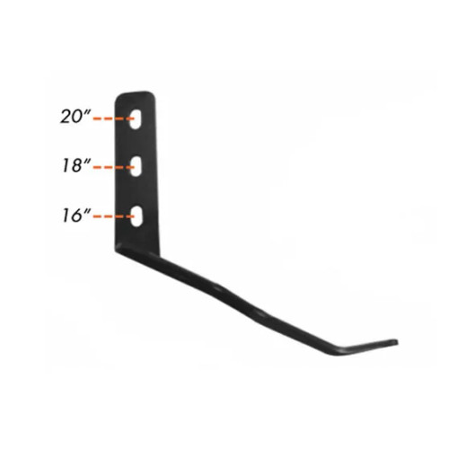 Peterbilt 389  Bumper Support Bracket - Heavy Duty Steel