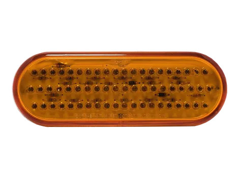 6" Oval Amber Park Turn Light - Heavy Duty Semi Truck LED