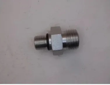 Chrome Male Union Fitting - Heavy Duty Truck Air Line Connector