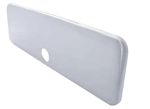 Stainless Steel Overhead Door Cover - Semi Truck Chrome Trim