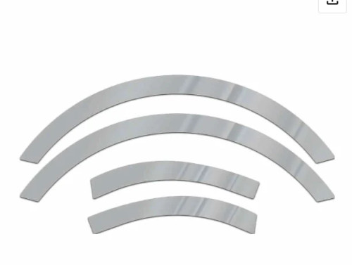 Kenworth T880 Long Hood Chrome Fender Trim Set - Premium Quality