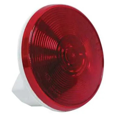 4" Round Red Stop Turn Tail Light - Incandescent Long-Life Viz