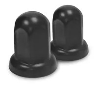 1.5" x 2" Stealth Black Nut Cover - Semi Truck Chrome Accessory