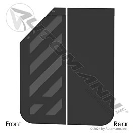 Heavy Duty Left Side Mudflap 24x30 Semi Truck Mud Flap