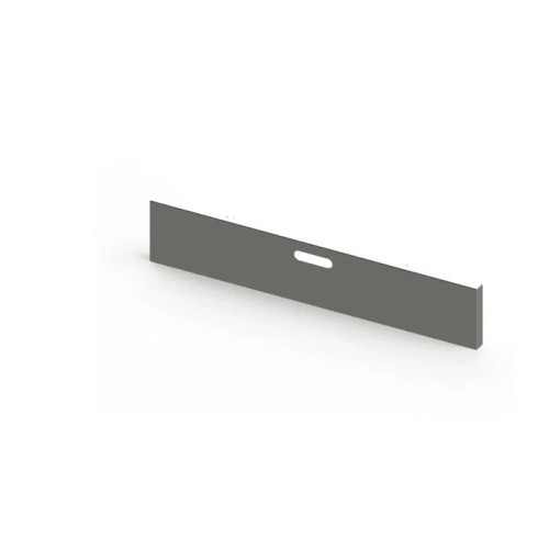 20" Mitered Blind Mount Tow Hole - Chrome Semi Truck Bumper