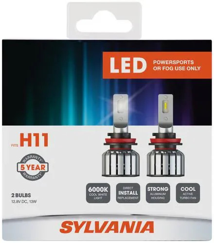 Sylvania H11 LED Headlight Bulbs - Semi Truck 2-Pack