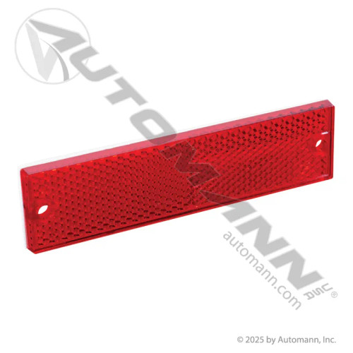 Red Rectangular Reflector Quick-Mount - DOT Compliant Safety
