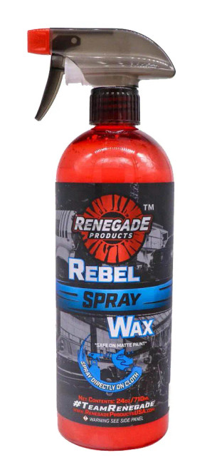 Rebel Spray Wax 24oz - Premium Chrome & Metal Polish for Trucks