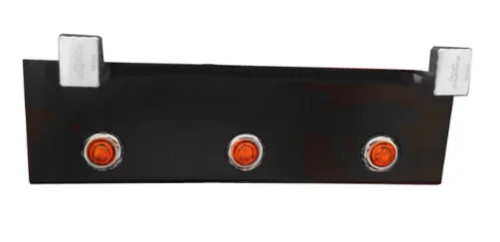 12" Stainless Steel Glow Kit Light Panel - 3 Hole Semi Truck