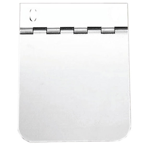Chrome Shop Mafia 4 X 4 Inch Stainless Steel Universal Hinged Permit Panel Chrome Shop Mafia 4 X 4 Inch Stainless Steel Universal Hinged Permit Panel