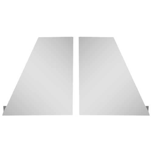 Chrome Shop Mafia Stainless Steel 5 Inch Wide Sleeper Extension Panels W/ Bulkhead Holes On Flange For Peterbilt W/ 70 Inch Sleeper Chrome Shop Mafia Stainless Steel 5 Inch Wide Sleeper Extension Panels W/ Bulkhead Holes On Flange For Peterbilt W/ 70 Inch Sleeper