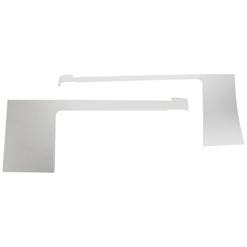 Chrome Shop Mafia Stainless Steel Cab Cowl Black Panels 3.00 / 1.0 Inch For Peterbilt 389 2018-Current