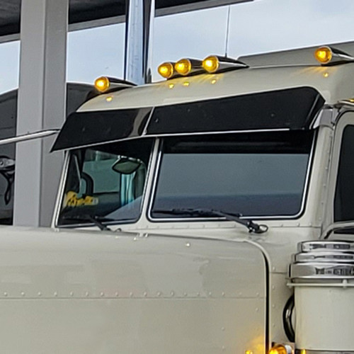 Chrome Shop Mafia 2 Piece Bus Windshield Glass For Peterbilt 379, 388, 389 Chrome Shop Mafia 2 Piece Bus Windshield Glass For Peterbilt 379, 388, 389