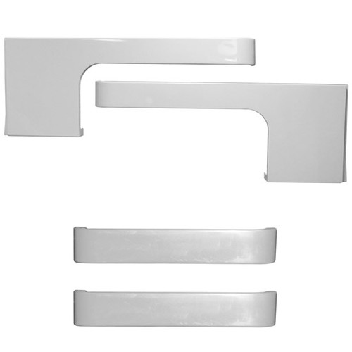 Chrome Shop Mafia 5 X 36 Inch Aluminum Cab-Cowl & Sleeper Panels W/ Full Wrap - Blank For Peterbilt 378, 379 Chrome Shop Mafia 5 X 36 Inch Aluminum Cab-Cowl & Sleeper Panels W/ Full Wrap - Blank For Peterbilt 378, 379