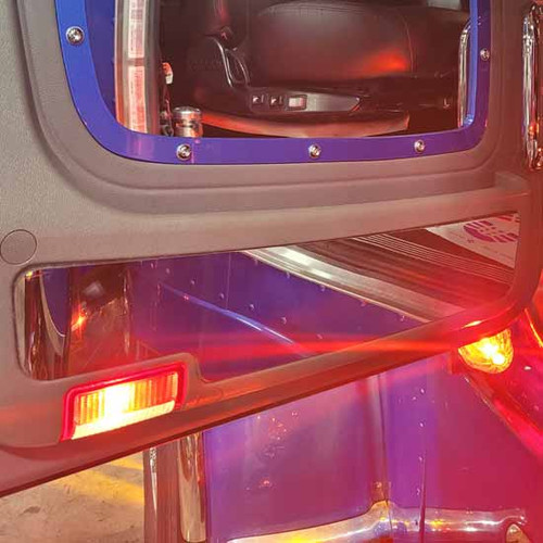 Chrome Shop Mafia Stainless Steel Lower Door Pocket Trim For Peterbilt 379, 386, 388, 389 Chrome Shop Mafia Stainless Steel Lower Door Pocket Trim For Peterbilt 379, 386, 388, 389