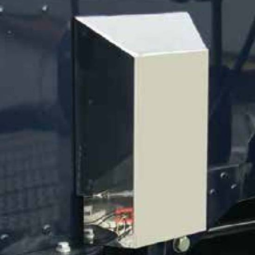 Peterbilt 379, 378, 377, 389, 388, 386 Stainless Steel Rear Sleeper Shock Box Cover By Chrome Shop Mafia Peterbilt 379, 378, 377, 389, 388, 386 Stainless Steel Rear Sleeper Shock Box Cover By Chrome Shop Mafia