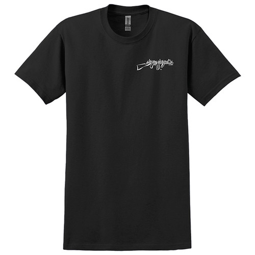 Chrome Shop Mafia Logo Black Crewneck T-Shirt - 2X Chrome Shop Mafia Logo Black Crewneck T-Shirt - 2X