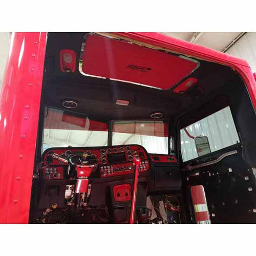 Chrome Shop Mafia Aluminum Headliner Accent Panel For Peterbilt Chrome Shop Mafia Aluminum Headliner Accent Panel For Peterbilt