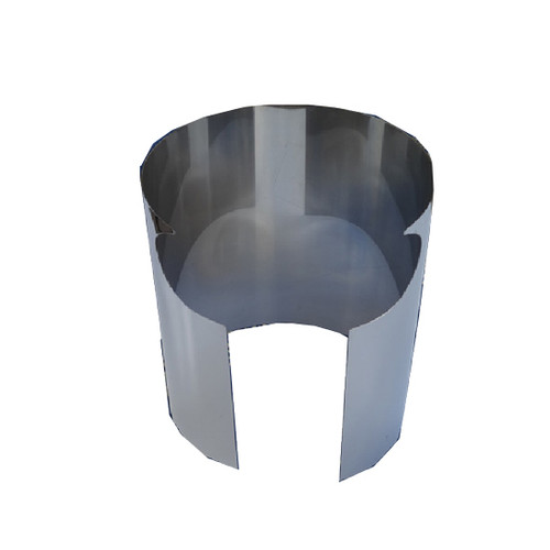 Chrome Shop Mafia Stainless Steel 13 Inch Air Cleaner Wrap With Oval Hole For Peterbilt & Kenworth Chrome Shop Mafia Stainless Steel 13 Inch Air Cleaner Wrap With Oval Hole For Peterbilt & Kenworth