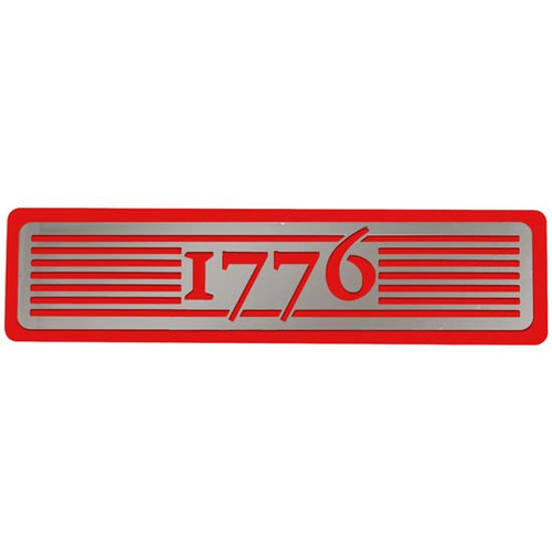 Chrome Shop Mafia 1776 Step Plate - Red Powder Coat, 5 X 20 X 1/4 Inch Chrome Shop Mafia 1776 Step Plate - Red Powder Coat, 5 X 20 X 1/4 Inch