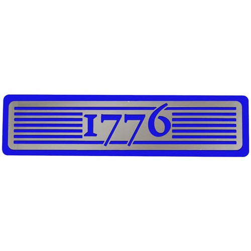 Chrome Shop Mafia 1776 Step Plate - Blue Powder Coat, 5 X 20 X 1/4 Inch Chrome Shop Mafia 1776 Step Plate - Blue Powder Coat, 5 X 20 X 1/4 Inch
