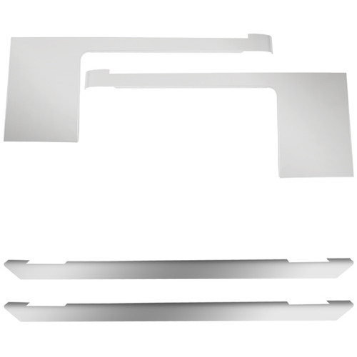 Chrome Shop Mafia Stainless Steel Cab, Cowl, 63 Inch Standard Sleeper Blank Panels 3 Inch For Peterbilt 379 Chrome Shop Mafia Stainless Steel Cab, Cowl, 63 Inch Standard Sleeper Blank Panels 3 Inch For Peterbilt 379