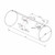 Chrome Shop Mafia 150 Gallon Rear Fill Fuel Tank 26 X 72 Inch, Driver Side For Peterbilt Old Style Manifold With Aircraft Filler