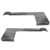 Chrome Shop Mafia 7 Inch Stainless Steel Cab / Cowl Panels For Peterbilt 378, 379