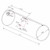 Chrome Shop Mafia 150 Gallon Rear Fill Fuel Tank 26 X 72 Inch, Passenger Side For Peterbilt Old Style Manifold With Aircraft Filler