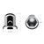 Chrome Steel Standard Nut Cover With Flange