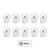 1-1/2" Chrome Steel Pointed Nut Covers
