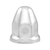Chrome Steel Bullet Nut Covers With Flange