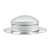 Chrome Dome Front Axle Cover 3PC Kit For Steel Wheel
