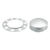 Chrome Dome Front Axle Cover 3PC Kit For Aluminum Wheel