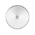 8" Chrome Rear Hubcap With Iron Cross Spinner
